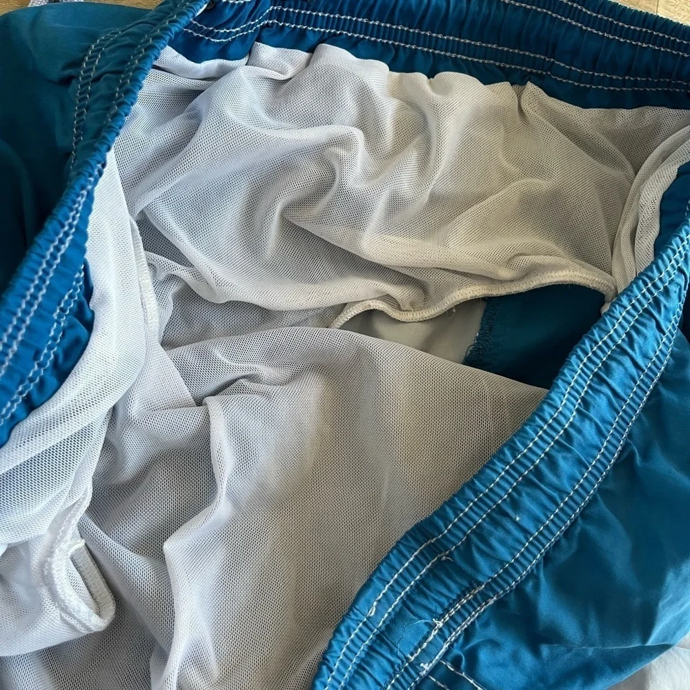 Mr Swim Blue Swim Trunks Mens XXlarge